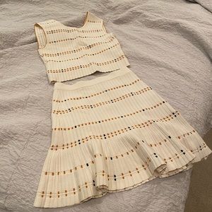 SANDRO Top & Skirt pair